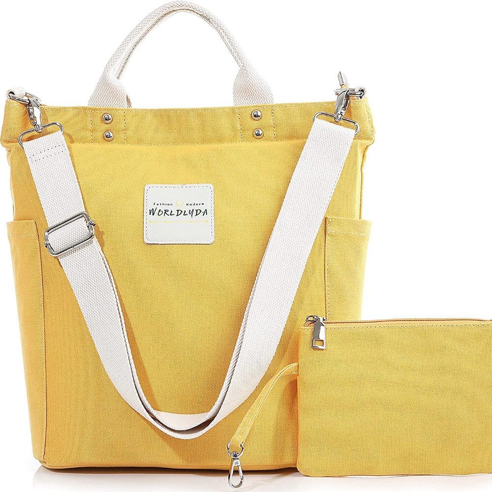 Canvas Tote Purse Handbags Crossbody Shoulder Bag